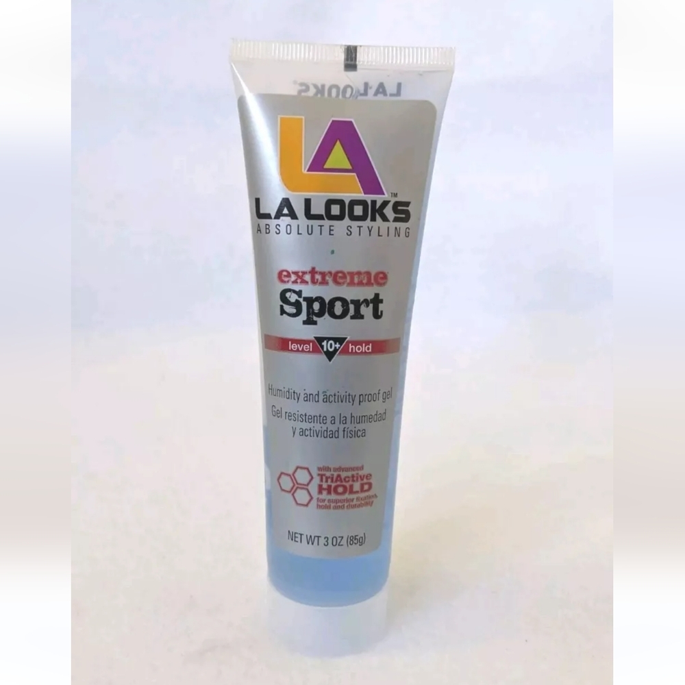 (1) L.A. Looks Extreme Sport Level 10 Hold Hair Gel 3oz NEW